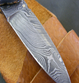hunting knife damascus 16